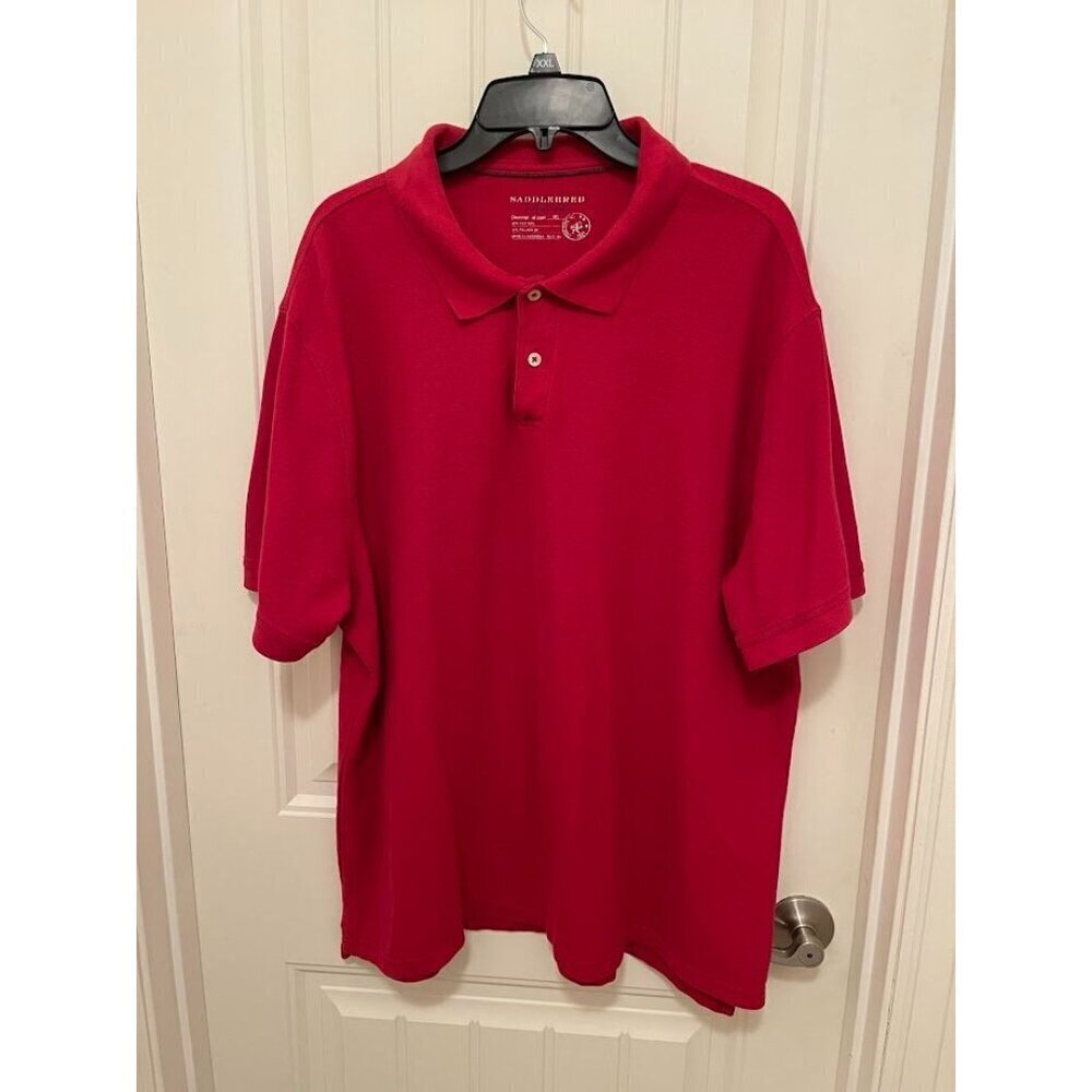 Saddlebred Red Performance Polo Shirt MEN'S SZ XXL